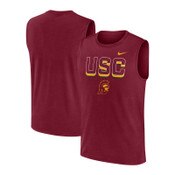 USC Trojans Men's Nike Cardinal Dri-FIT Tricode Legend Tank